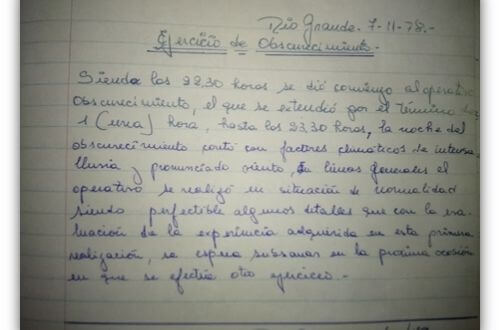 Fotografía del libro de actas del año 1978